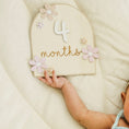Load image into Gallery viewer, Daisy Milestone Wooden Card