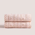Load image into Gallery viewer, Heirloom Pom Pom Blanket | Pink