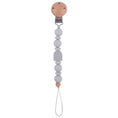 Load image into Gallery viewer, Soothing Silicone Pacifier Clip | Soft Gray