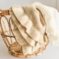 Load image into Gallery viewer, Ruffle Knitted Blanket
