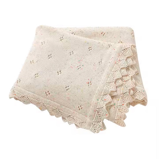 Pointelle Knit Blanket | Sprinkles