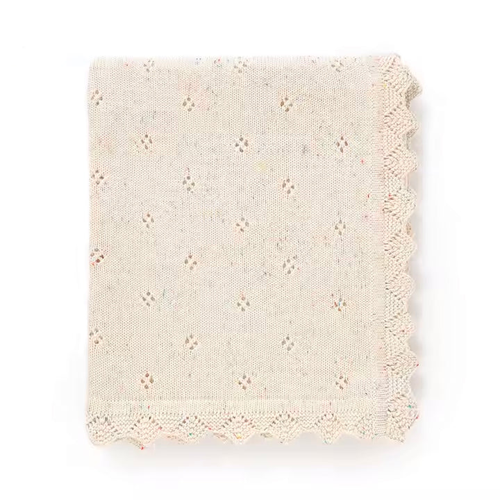 Pointelle Knit Blanket | Sprinkles