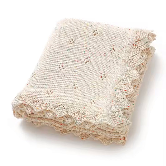 Pointelle Knit Blanket | Sprinkles
