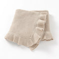 Load image into Gallery viewer, Ruffle Knitted Blanket
