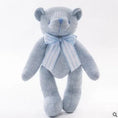 Load image into Gallery viewer, Classic Knitted Teddy Bear | Powder Blue
