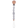 Load image into Gallery viewer, Soothing Silicone Pacifier Clip | Soft Gray
